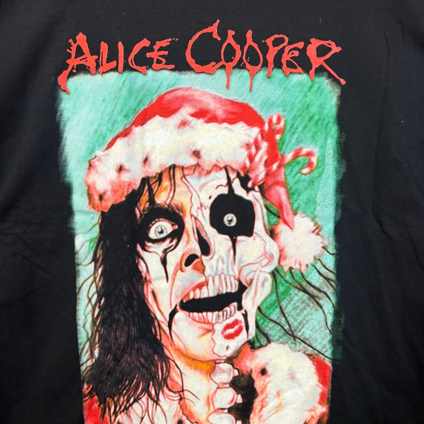 Alice Cooper Santa Claws is Coming to Town Xmas Album Tee XL