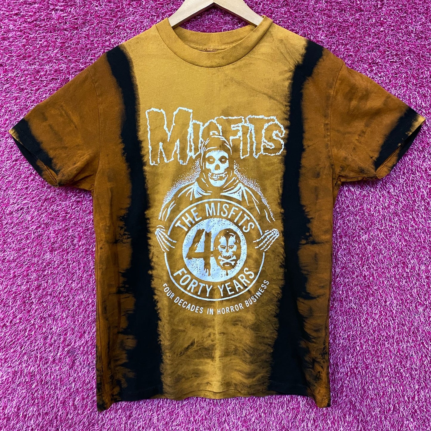Misfits 40th Anniversary Fiend Skull Tie Dye T-Shirt Medium
