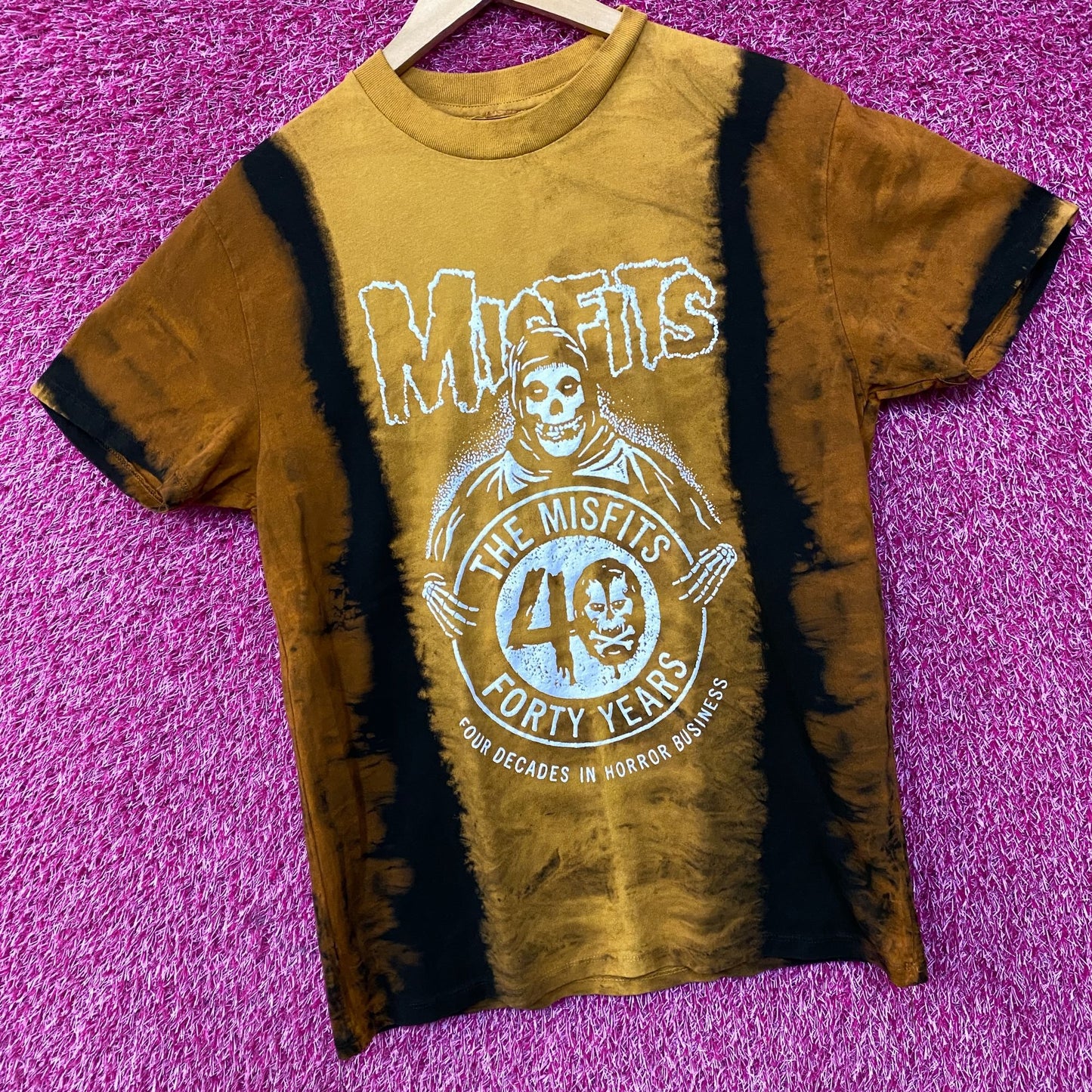 Misfits 40th Anniversary Fiend Skull Tie Dye T-Shirt Medium