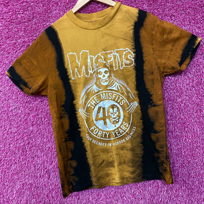 Misfits 40th Anniversary Fiend Skull Tie Dye T-Shirt Medium