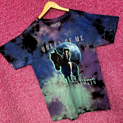 Shania Twain Queen of Me 2023 Tour Country Pop Tie Dye L
