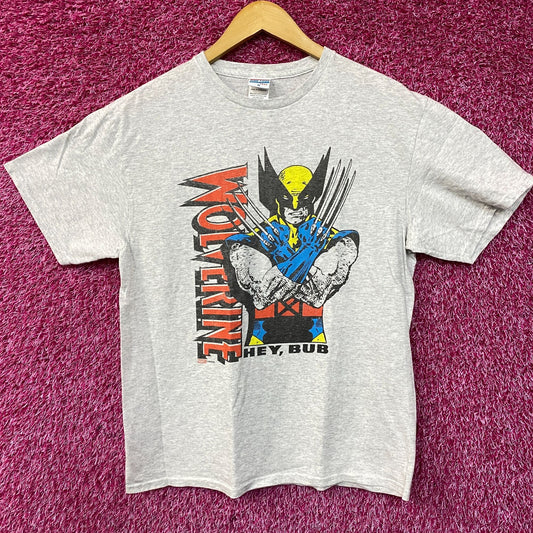 Wolverine X-Men Hey Bud Marvel Vintage Style T-Shirt Medium