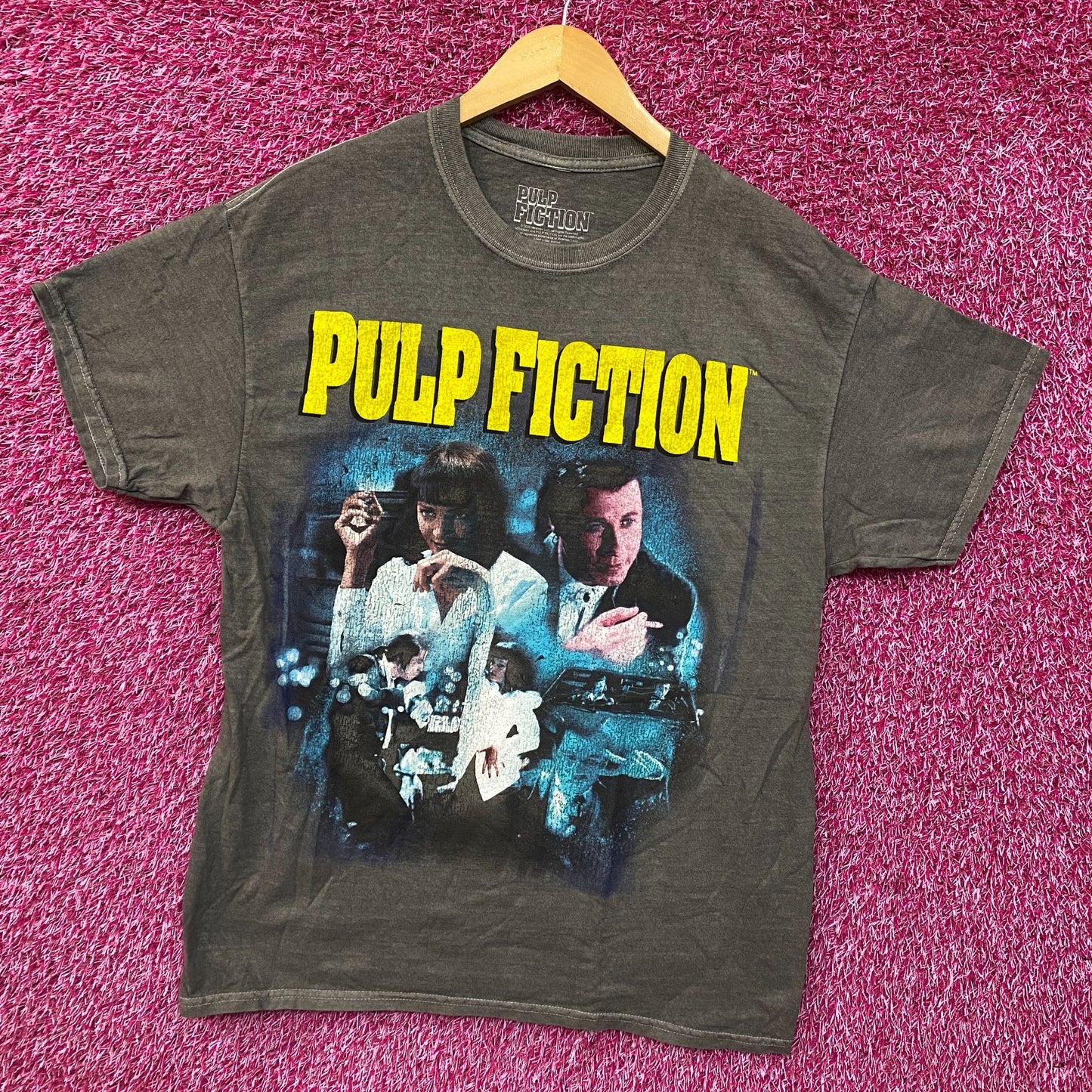 Pulp Fiction Mia Wallace Graphic Design T-Shirt XL