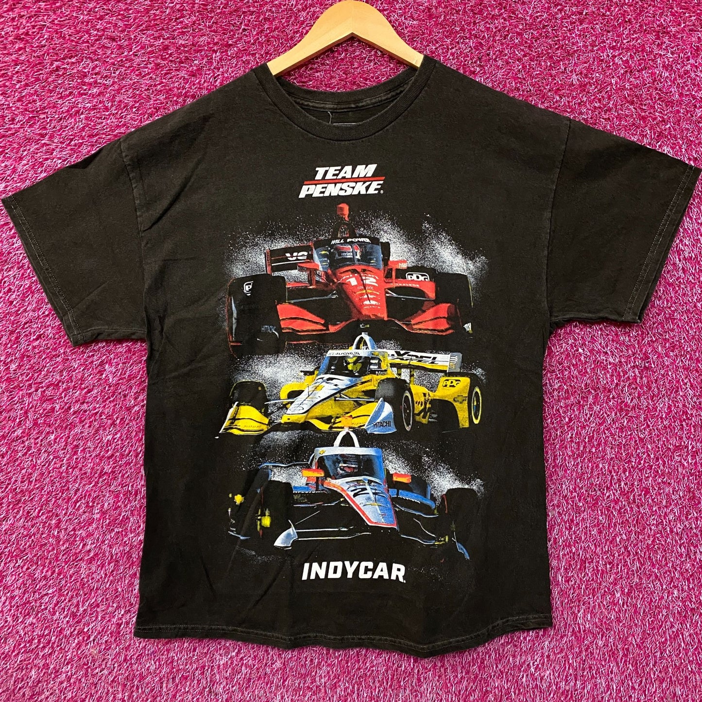 Indycar Racing Team Penske Graphic T-Shirt Large