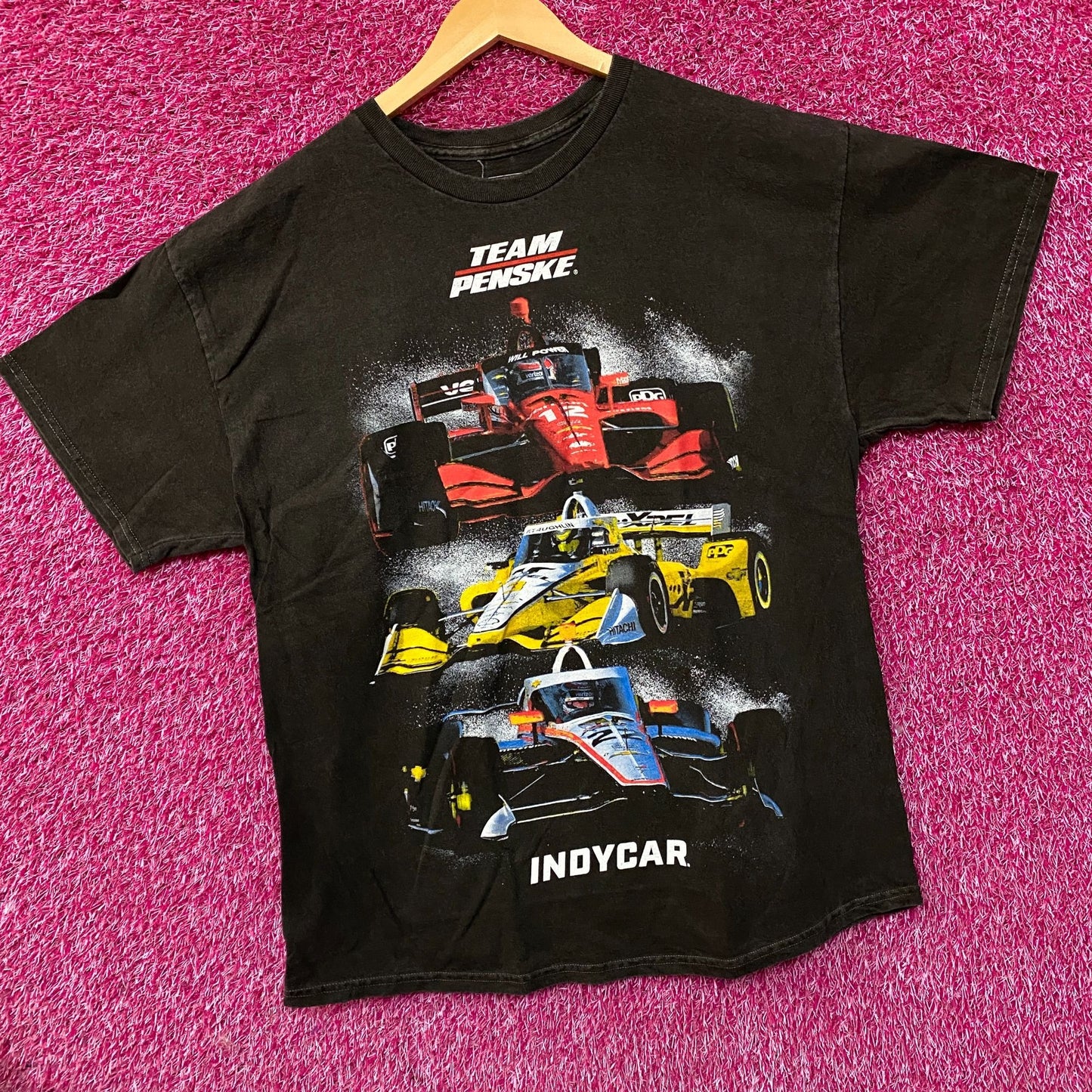 Indycar Racing Team Penske Graphic T-Shirt Large
