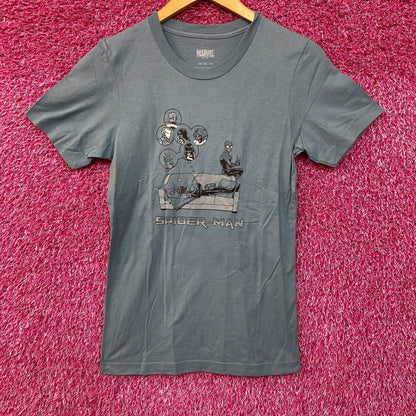 Marvel Spider-Man Dreaming Blue T-Shirt Extra Small