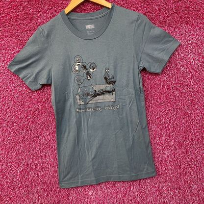 Marvel Spider-Man Dreaming Blue T-Shirt Extra Small
