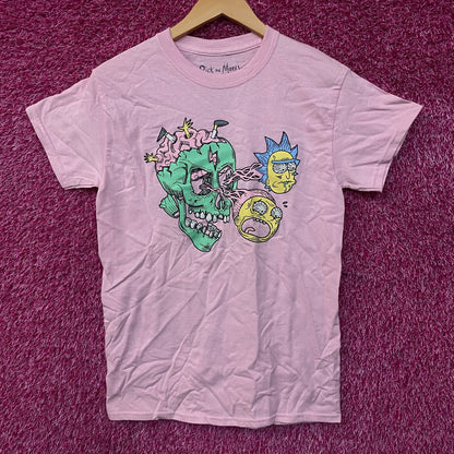 Adult Swim Rick and Morty Neon Eyeballs T-Shirt Small