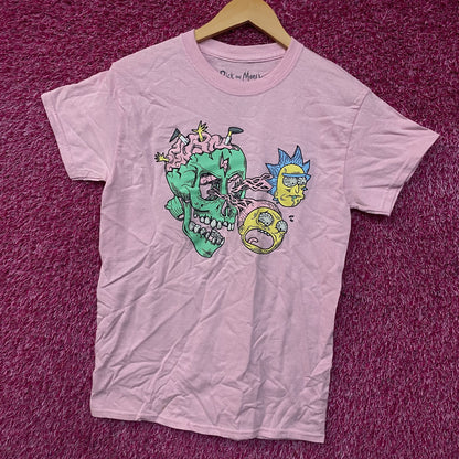 Adult Swim Rick and Morty Neon Eyeballs T-Shirt Small