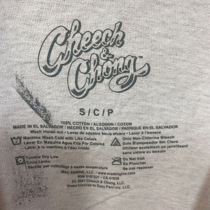 Cheech & Chong California Dreaming Chilling In California Republic Flag Long Sleeve Shirt Small