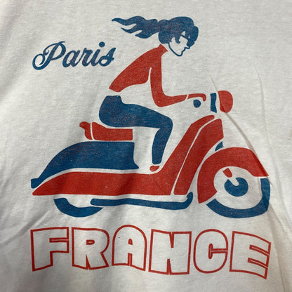 Junk Food Clothing Women's Paris France Original Vintage Style Tee XL