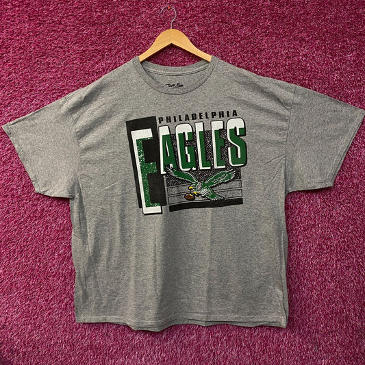 NFL Junk Food Philadelphia Eagles Gray Tshirt size 2XL