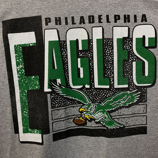 NFL Junk Food Philadelphia Eagles Gray Tshirt size 2XL