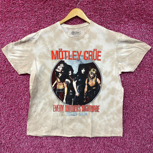 Motley Crue Every Mothers Nightmare Tour 1984 T-Shirt Large