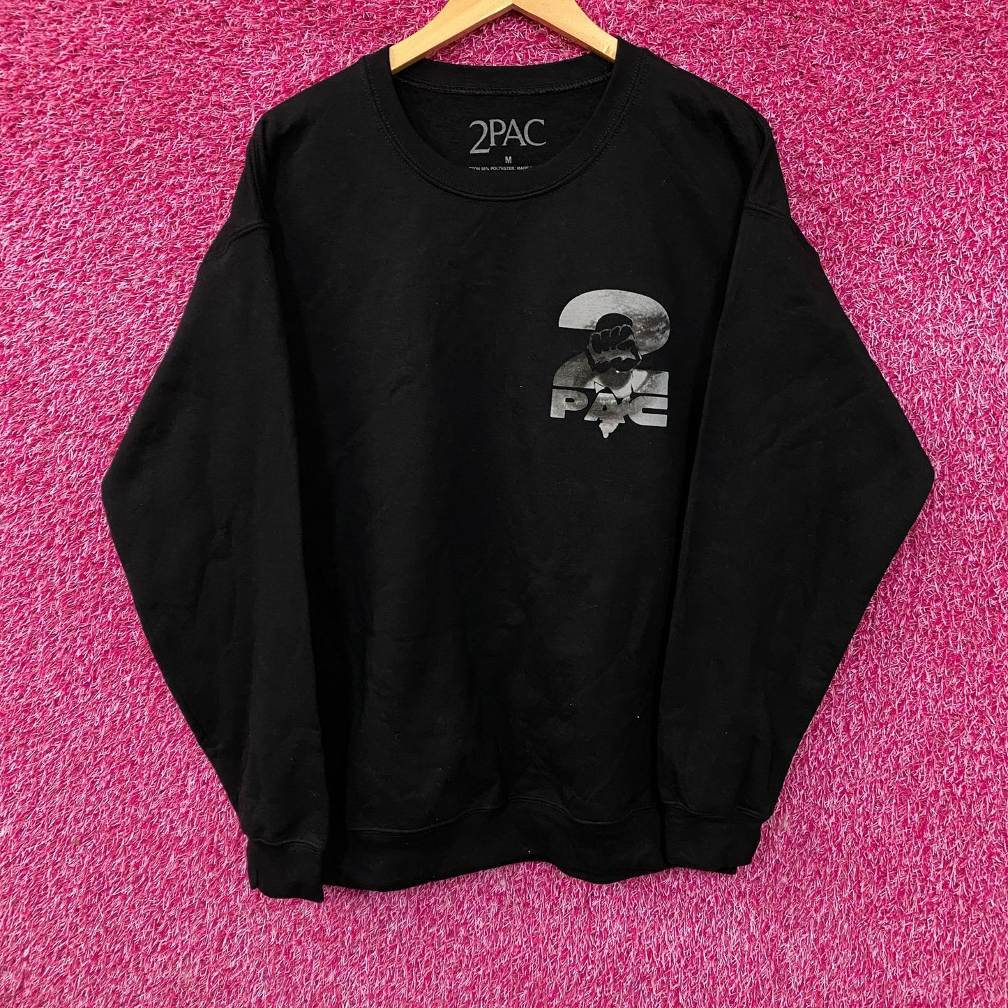 2Pac "Against All Odds" Graphic Crewneck Sweatshirt Medium