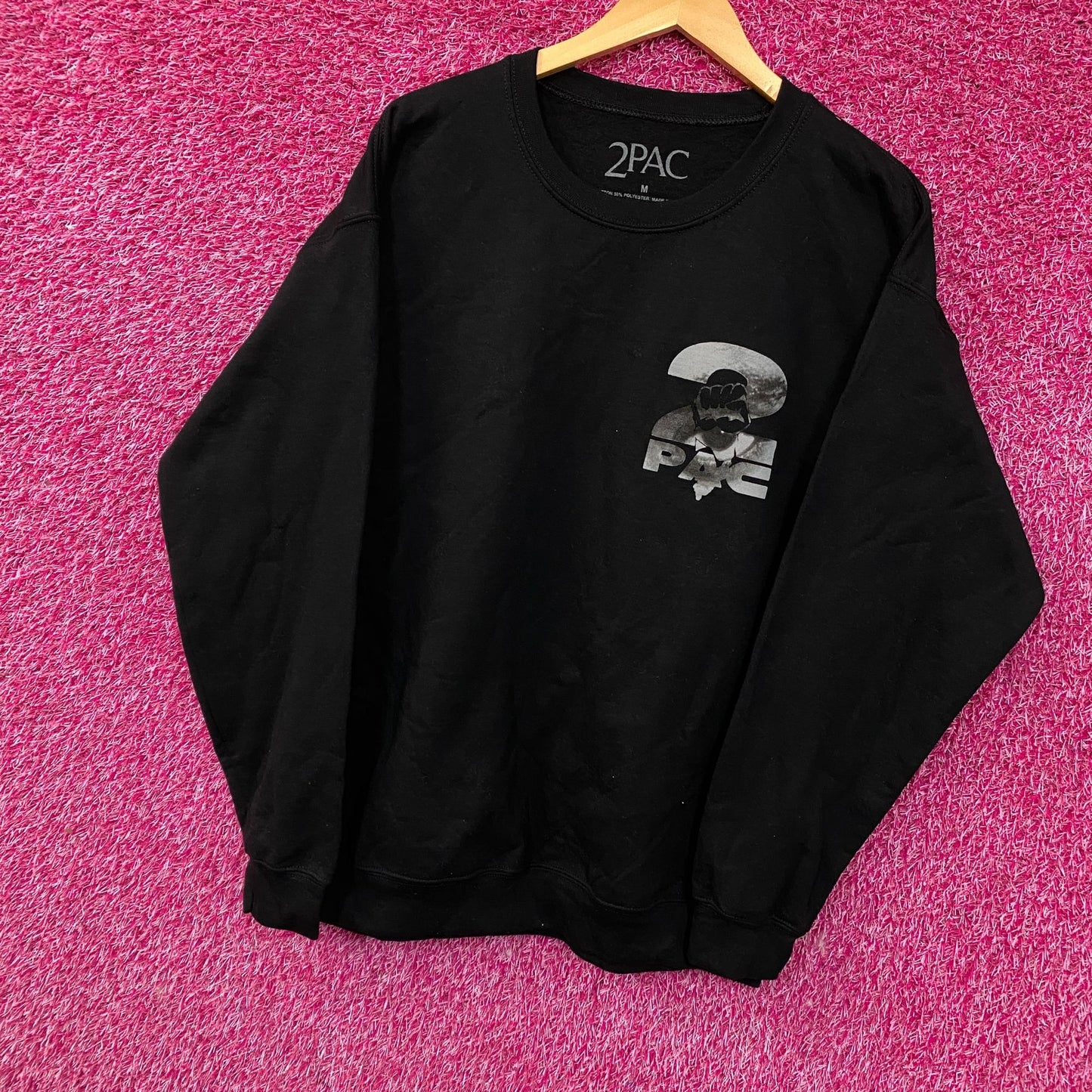 2Pac "Against All Odds" Graphic Crewneck Sweatshirt Medium