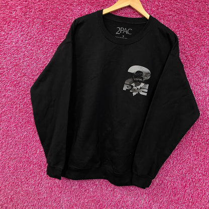 2Pac "Against All Odds" Graphic Crewneck Sweatshirt Medium
