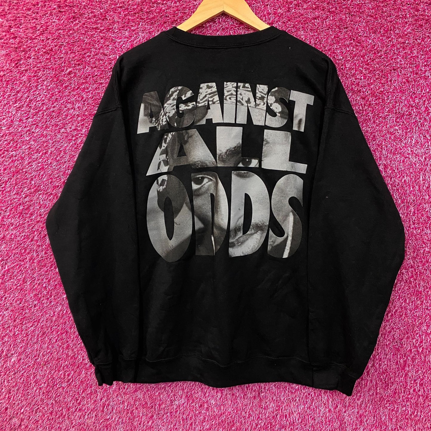 2Pac "Against All Odds" Graphic Crewneck Sweatshirt Medium