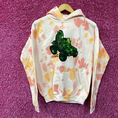 Gorillaz Self-Titled Album Cover Tie-Dye Hoodie Size Small