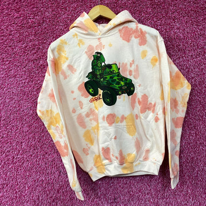 Gorillaz Self-Titled Album Cover Tie-Dye Hoodie Size Small