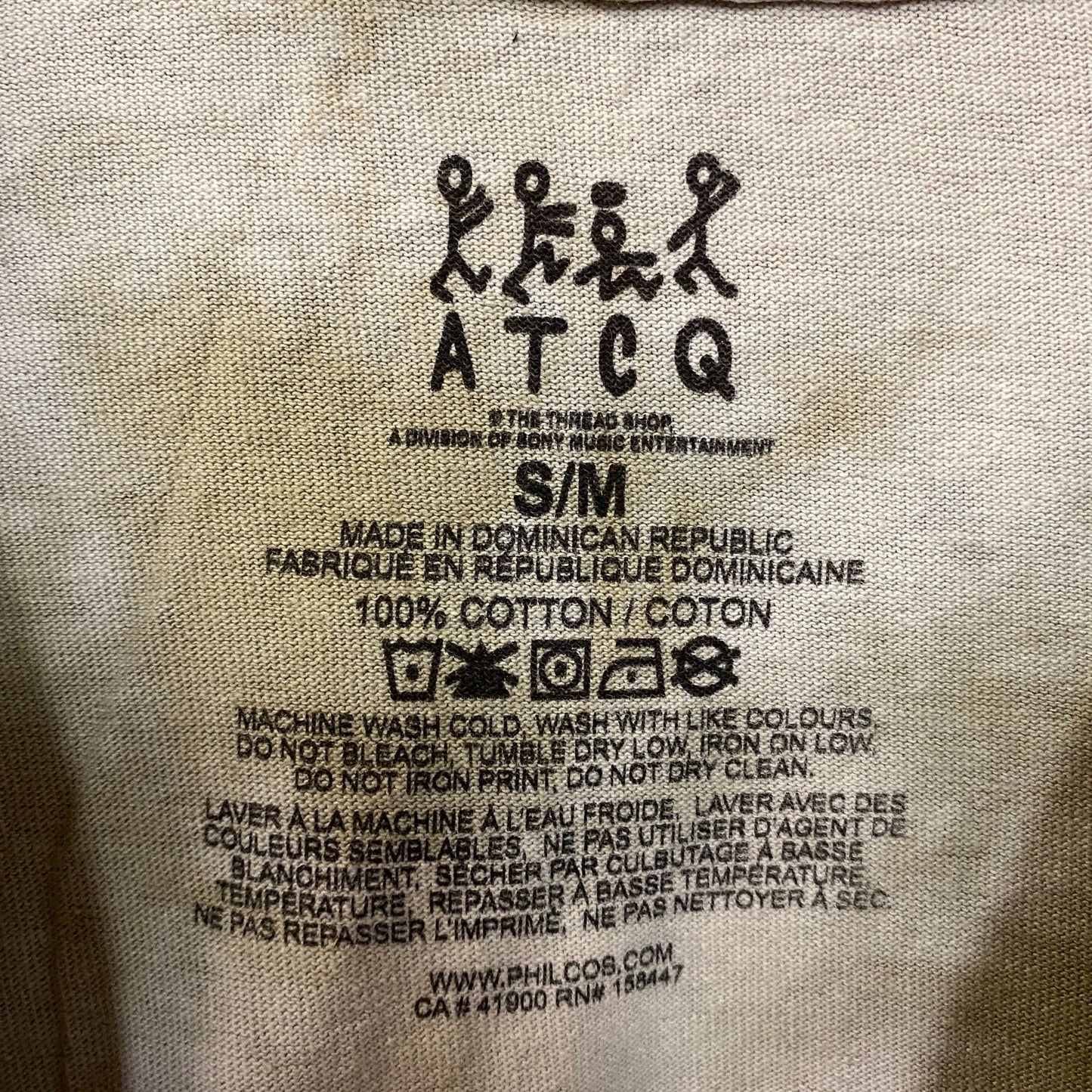 A Tribe Called Quest 1989 New York City Tie Dye T-Shirt S/M