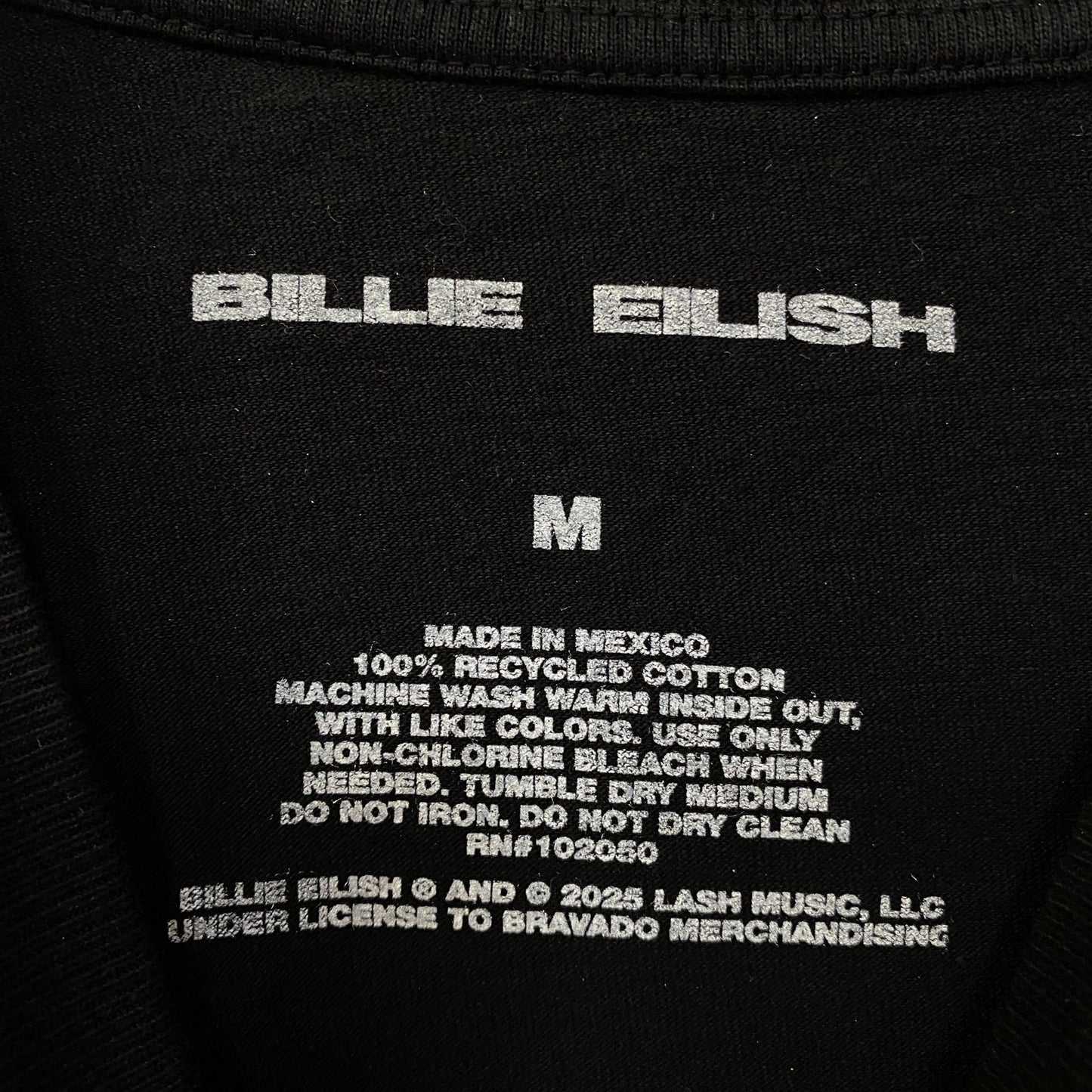 Billie Eilish Stay For The Holidays Graphic T-shirt Medium