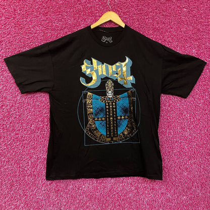 Ghost Papa III Vitruvian Gold Foil T-Shirt 2XL