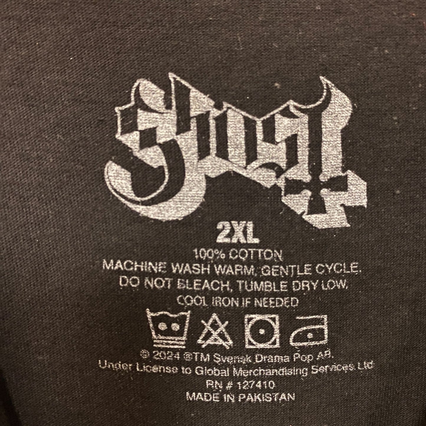 Ghost Papa III Vitruvian Gold Foil T-Shirt 2XL