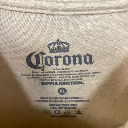 Corona Extra Sailing Club Nautical Beige Promo T-Shirt XL