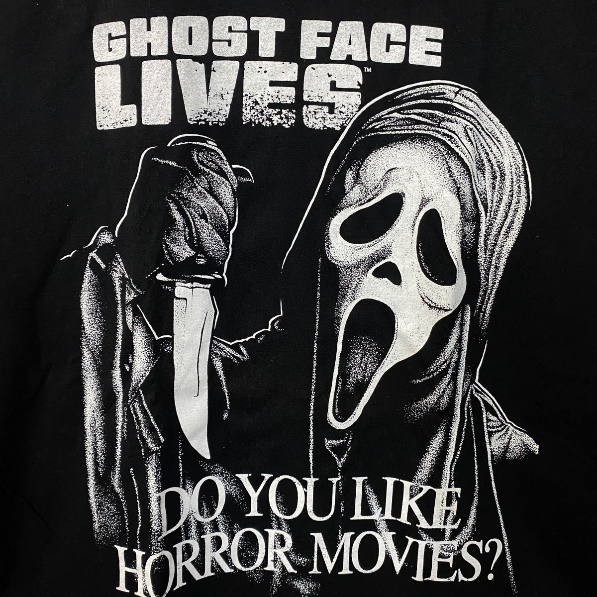 Ghost Face Lives Horror Tshirt size Medium