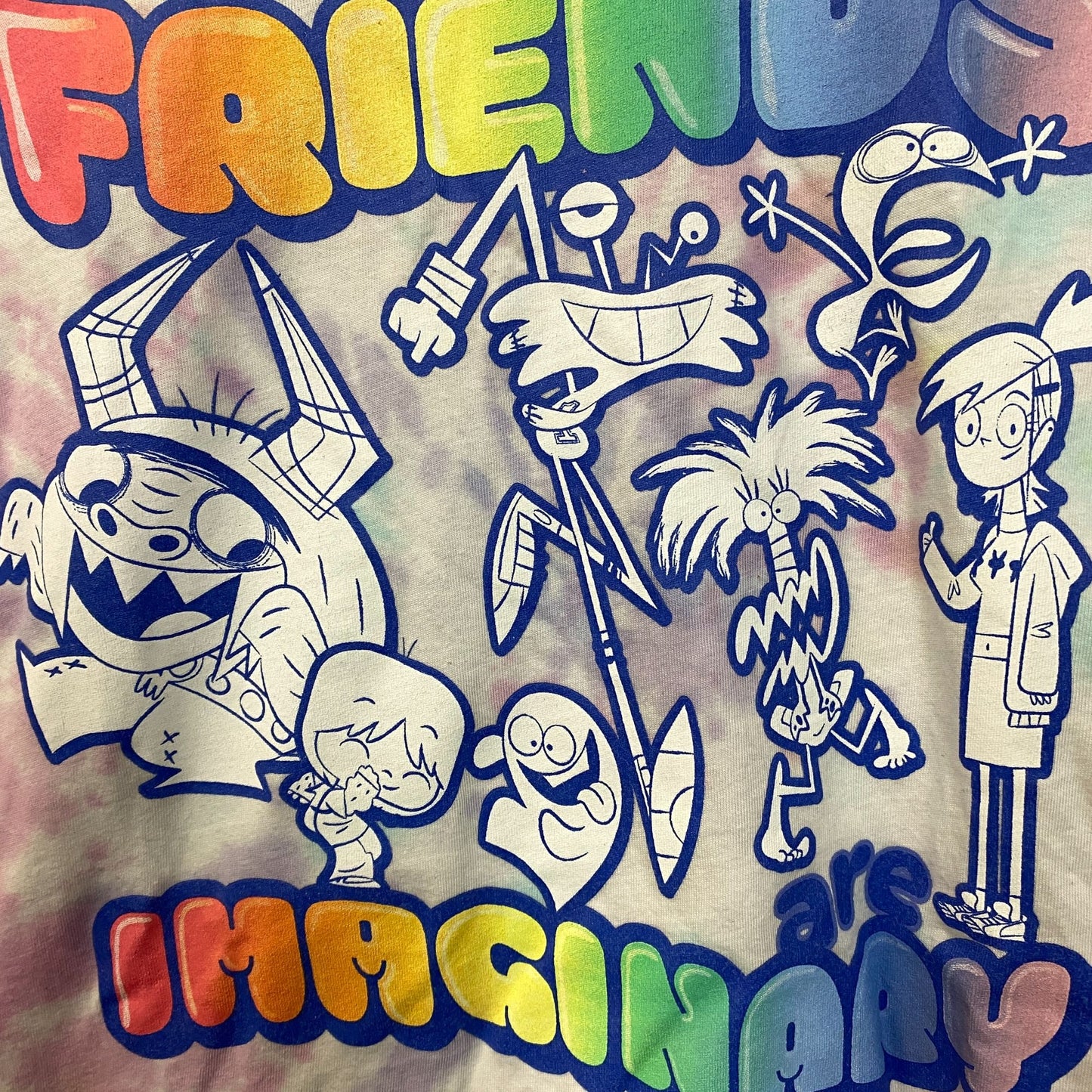 Foster Home For Imaginary Friends Tiedye Character Tshirt size XL