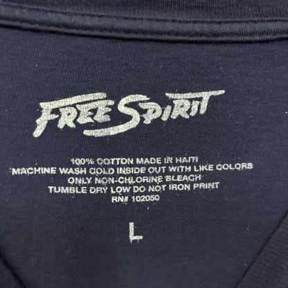 Khalid Free Spirit Long Sleeve Tie Dye Tshirt size Large