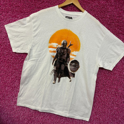 Star Wars The Mandalorian and Grogu Hero Tshirts XL