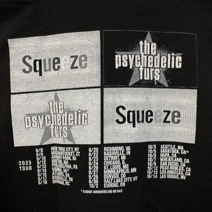 Psychedelic Furs and Squeeze Rock Tour Tshirt size Small