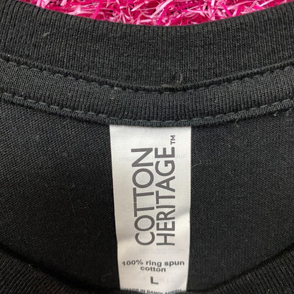 Space Zebra Sold My Soul To Rock n Roll Graphic Design T-Shirt Large