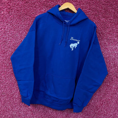 Junk Food Ford Bronco Classic Logo Pullover Hoodie Medium