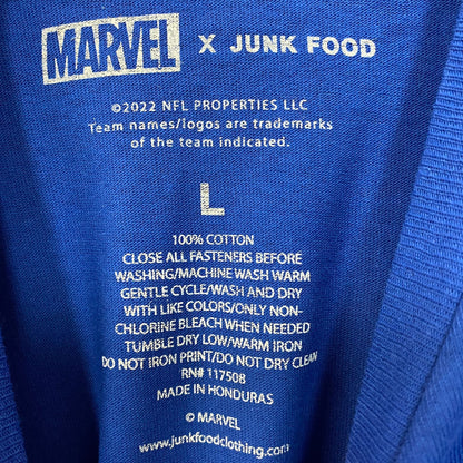 Junk Food X Marvel The Avengers Lineup Indianapolis Colts T-Shirt Large
