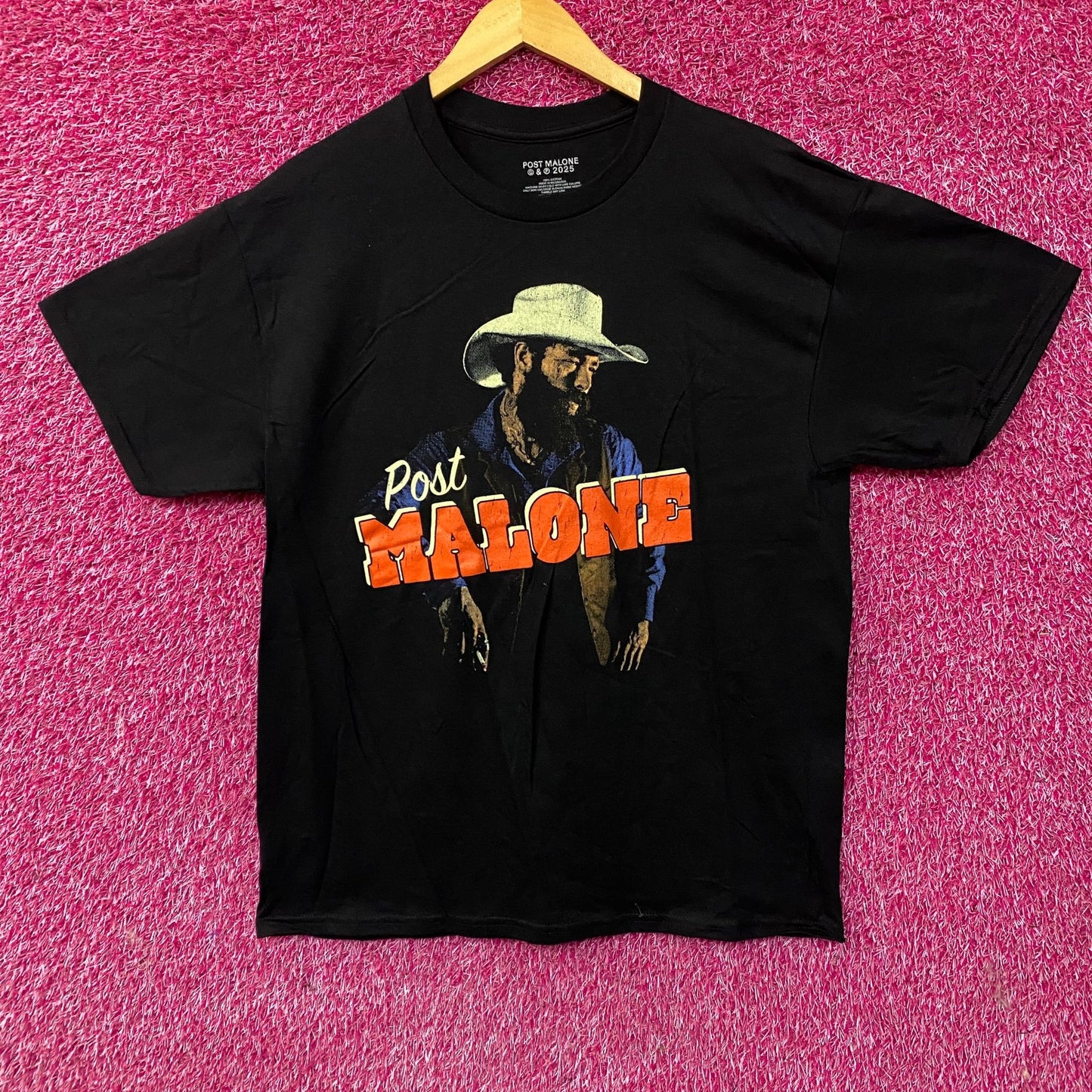 Post Malone Cowboy F-1 Trillion Album Country T-Shirt Large