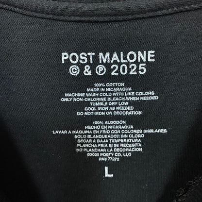 Post Malone Cowboy F-1 Trillion Album Country T-Shirt Large