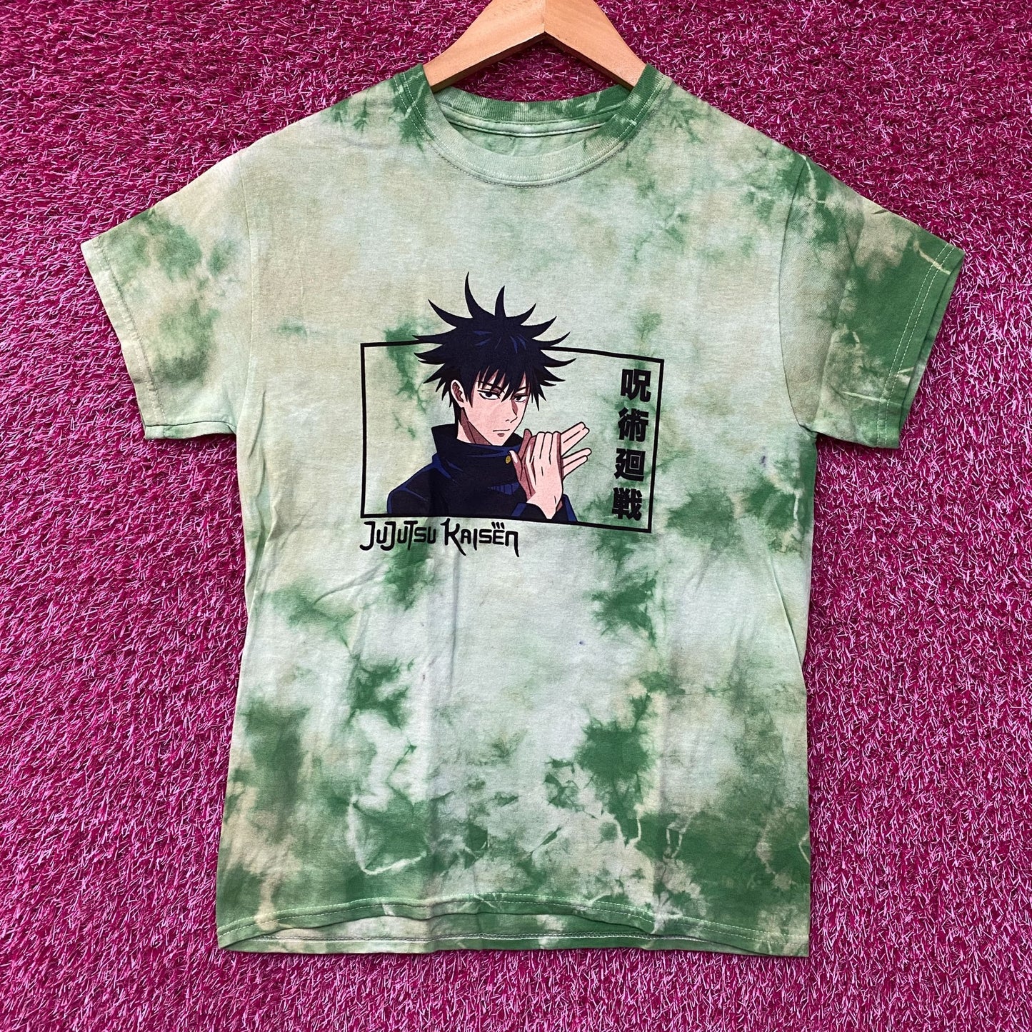 Jujutsu Kaisen Megumi Fushiguro Tie Dye T-Shirt Small