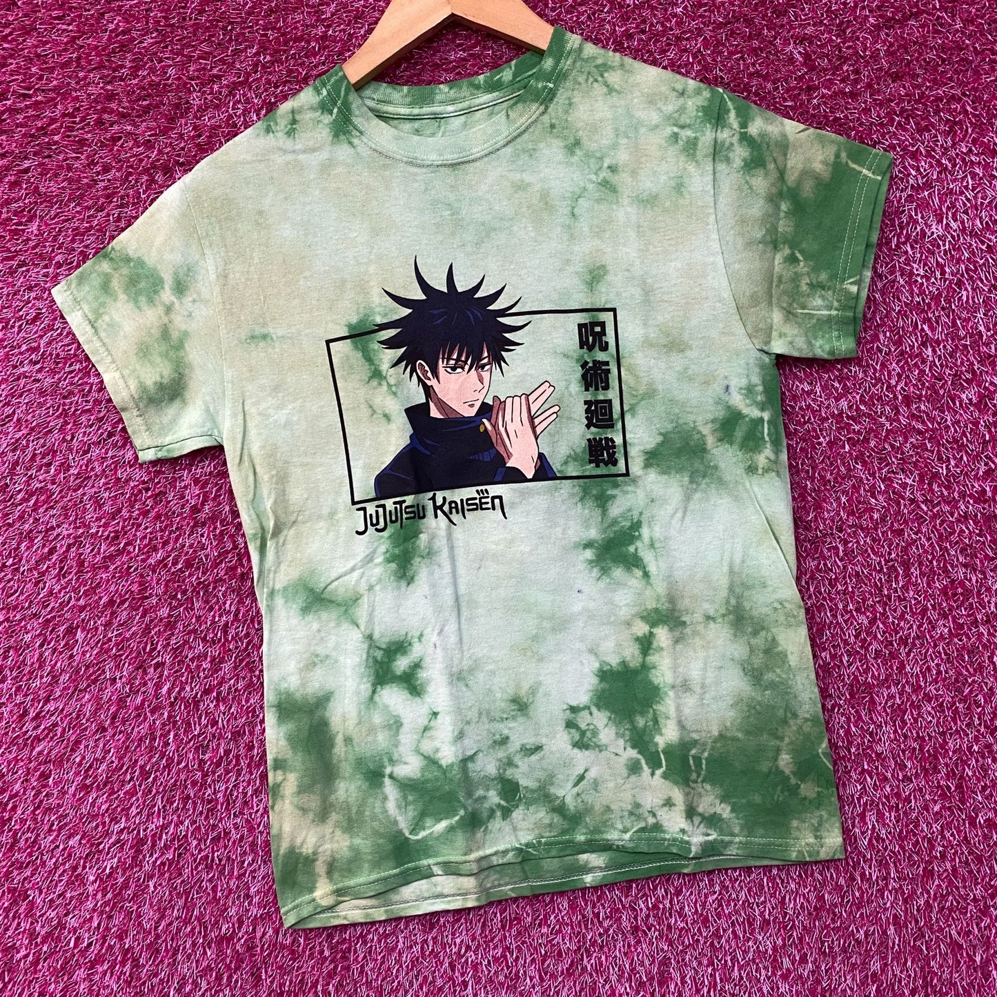 Jujutsu Kaisen Megumi Fushiguro Tie Dye T-Shirt Small