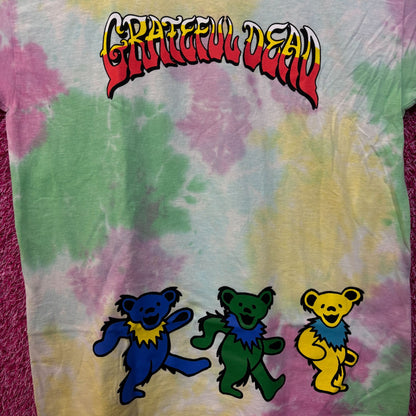 Grateful Dead Dancing Bears Tiedye Tshirt M/L