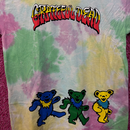 Grateful Dead Dancing Bears Tiedye Tshirt M/L