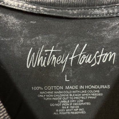 Whitney Houston Collage black tee size large