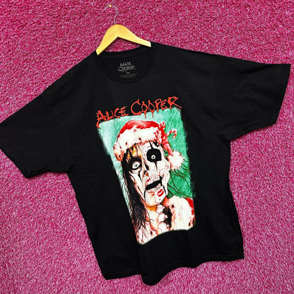 Alice Cooper Santa Claws is Coming to Town Xmas Album Tee 2X