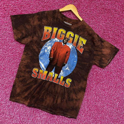 Biggie Smalls World The King of New York Rap Tie Dye XL