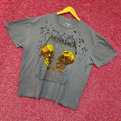 Metallica Live in Concert 92 Distressed Heavy Metal Tee O/S