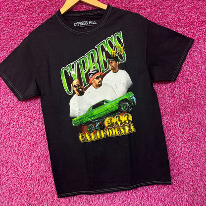 Cypress Hill Emerald Low Rider California Rap Trio Tee S/M