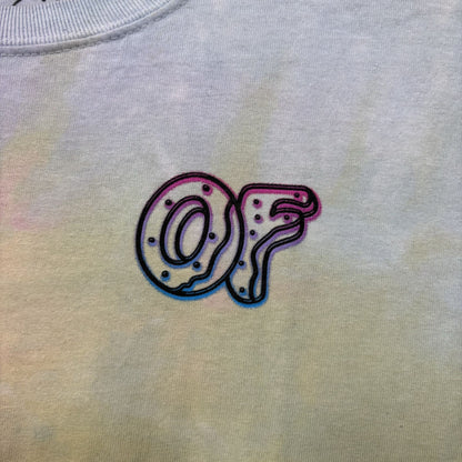 Odd Future Donut Logo tiedye Tee size small