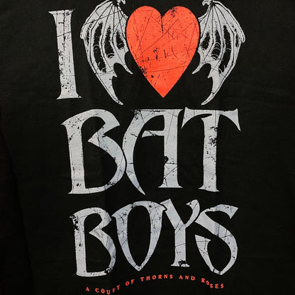 A Court of Thorns and Roses "I Love Bat Boys" T-Shirt Large